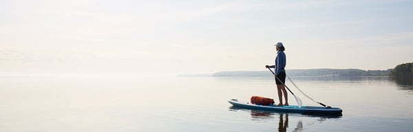 Person on water