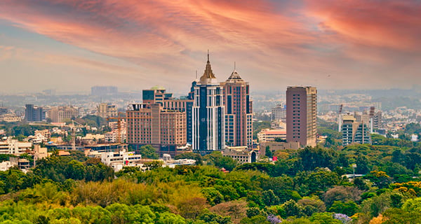 Bangalore-skyline-sunset 750 x 400