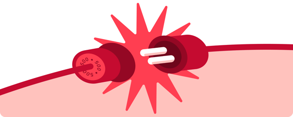 Illustration depicting a 500 page error